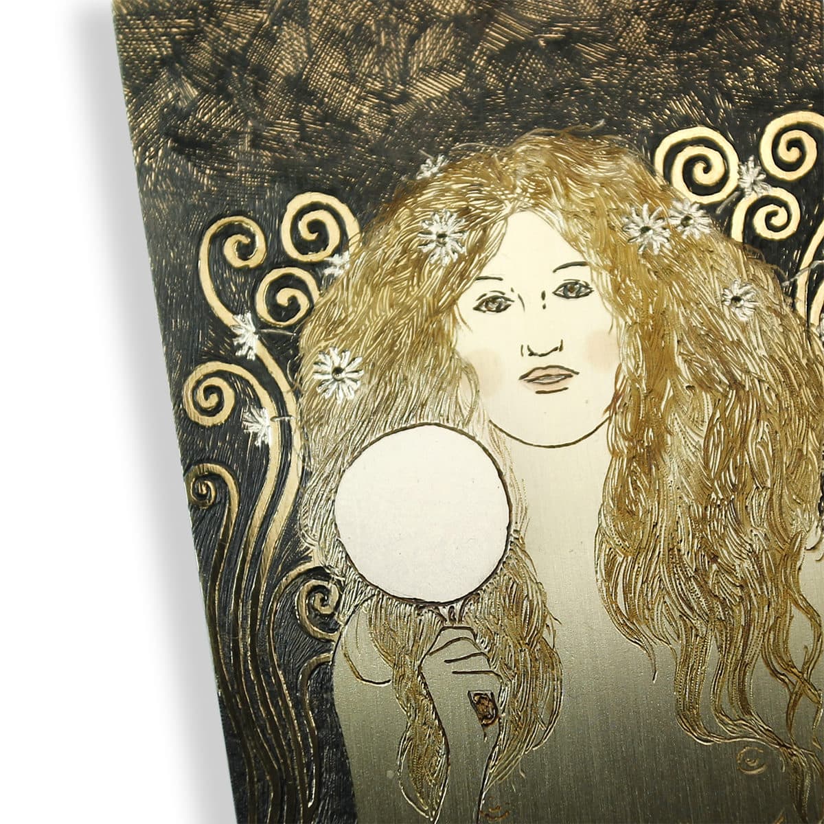 Bookmark With the Graphic Work of Gustav Klimt 