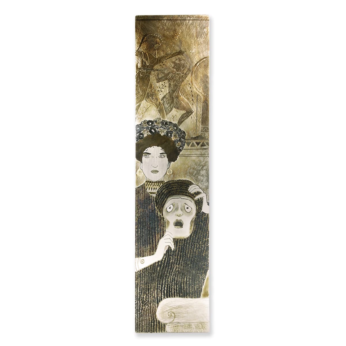 Bookmark With the Graphic Work of Gustav Klimt 